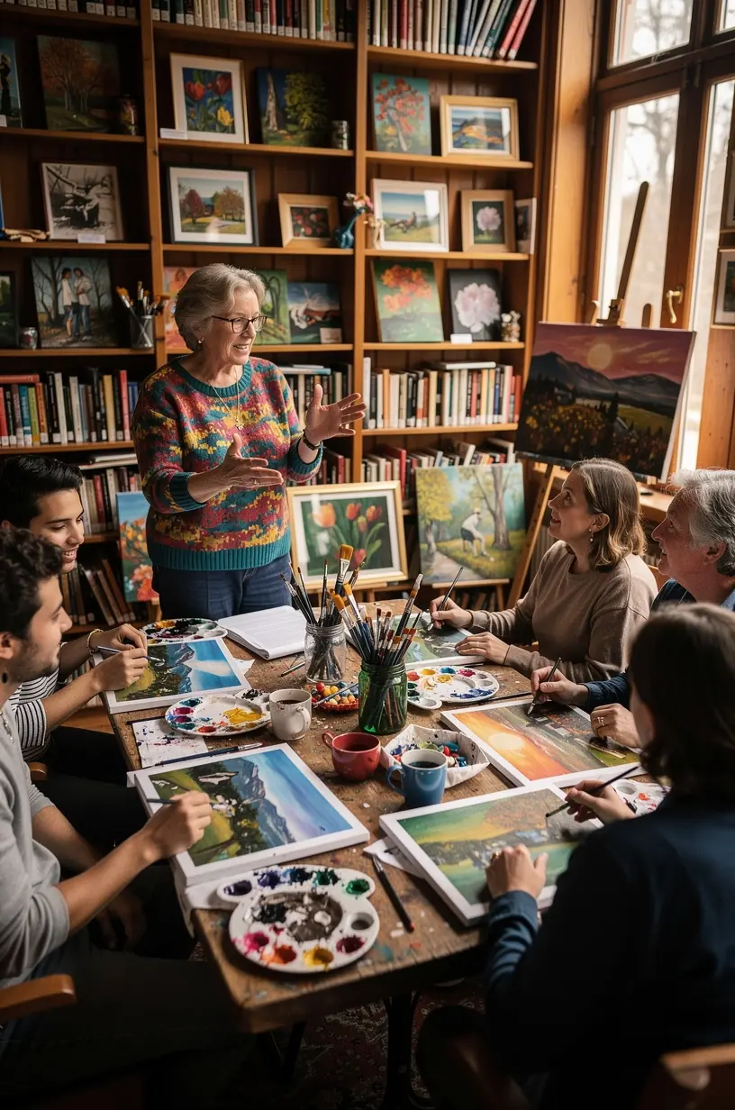 Modern office environment